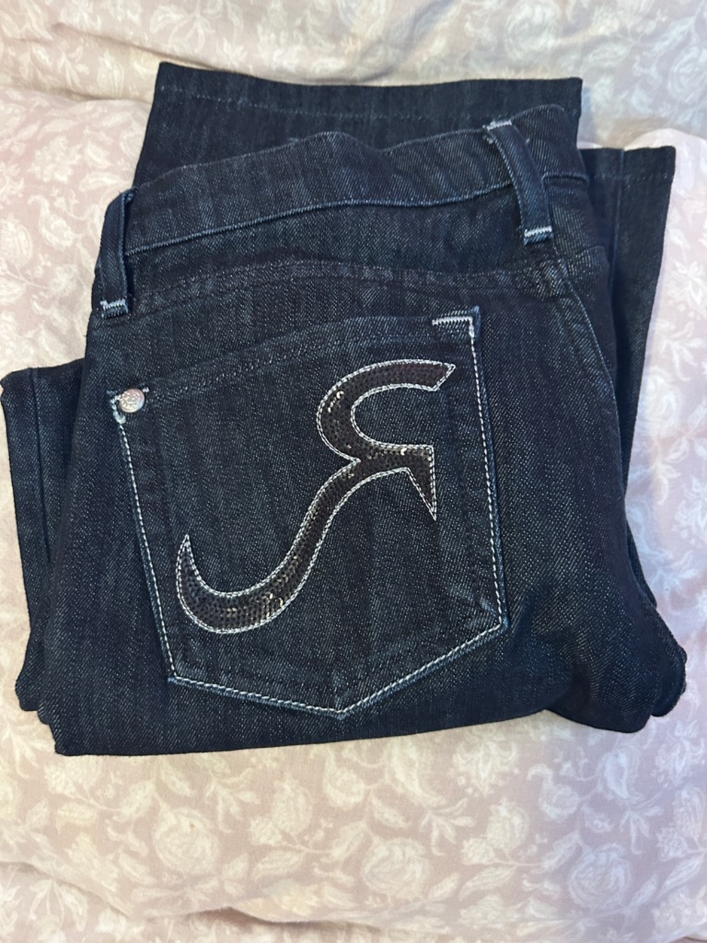 Rock & Republic Straight Leg Jeans - Dark Indigo